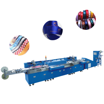 Most favorable screen lanyard printing machine automatic printing on silk fabric